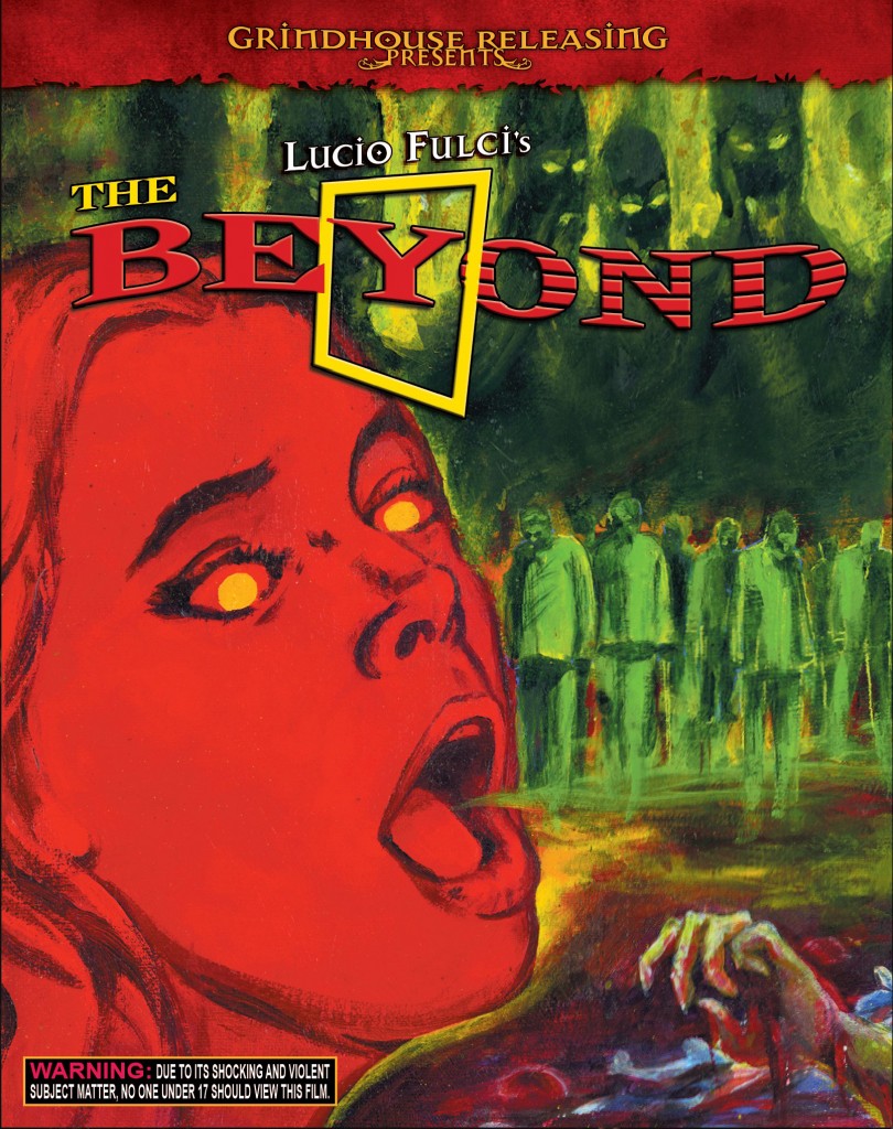 The Beyond (1981/horror) 2 Blu-ray + CD soundtrack by Fabio Frizzi: directed by Lucio Fulci. Grindhouse Releasing