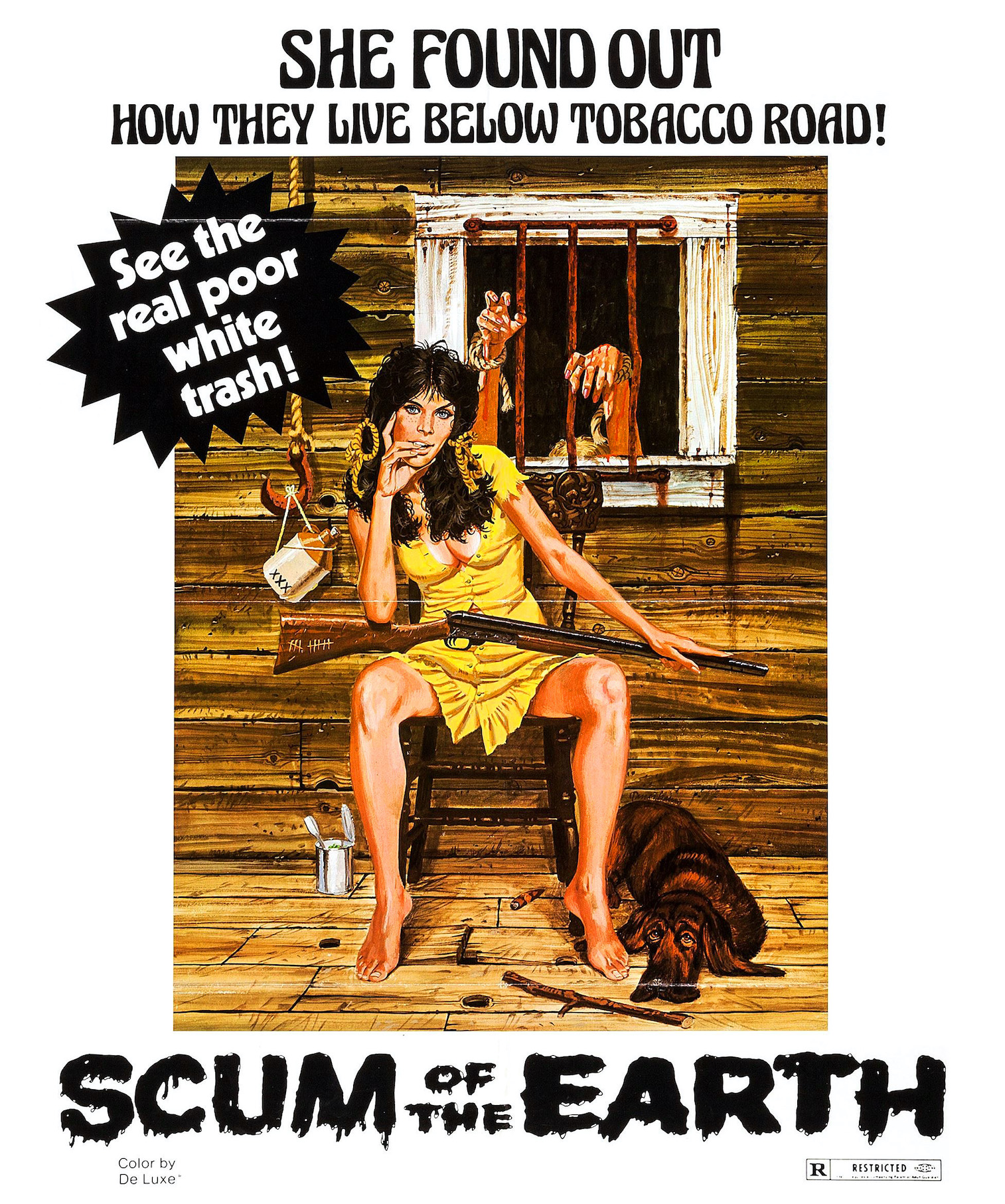 Scum of the Earth / Poor White Trash Part 2 movie poster. Directed by S.F. Brownrigg